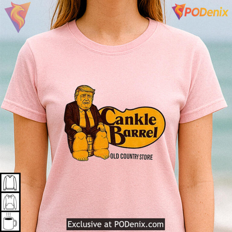 Parody Logo Humor Tee Cracker Barrel Spoof Country Store Design - 1