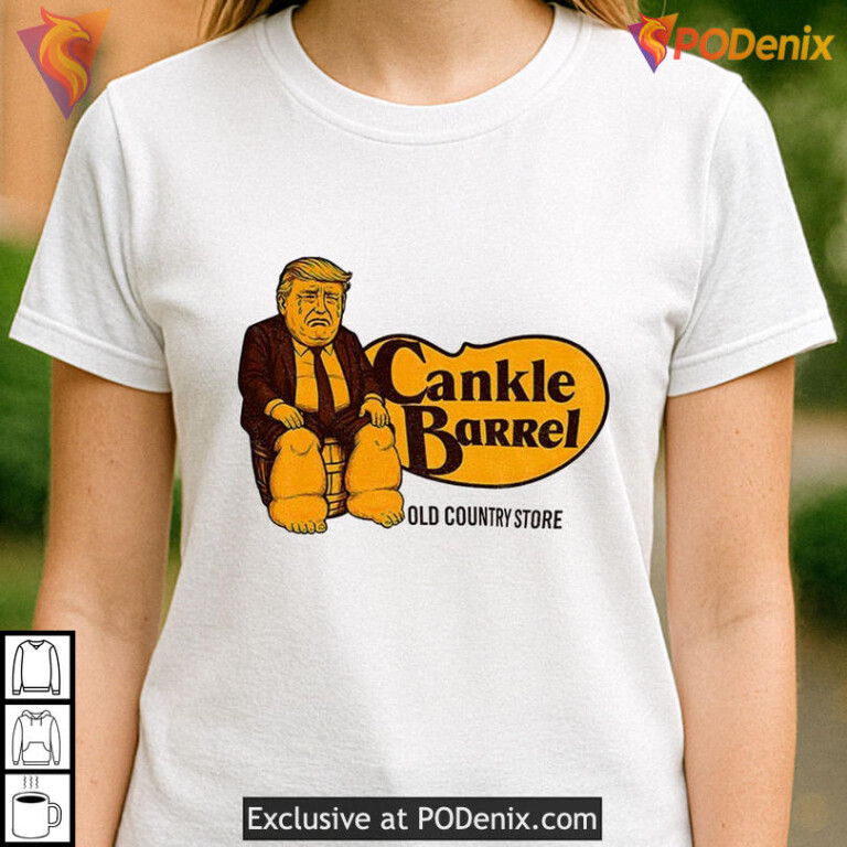 Parody Logo Humor Tee Cracker Barrel Spoof Country Store Design - 2
