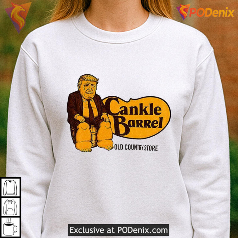 Parody Logo Humor Tee Cracker Barrel Spoof Country Store Design - 3
