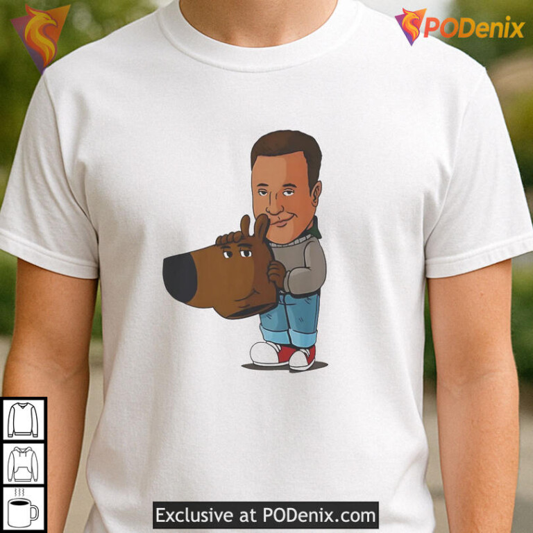 Viral Meme Graphic Tee Kevin James Chill Guy Dog Joke Shirt