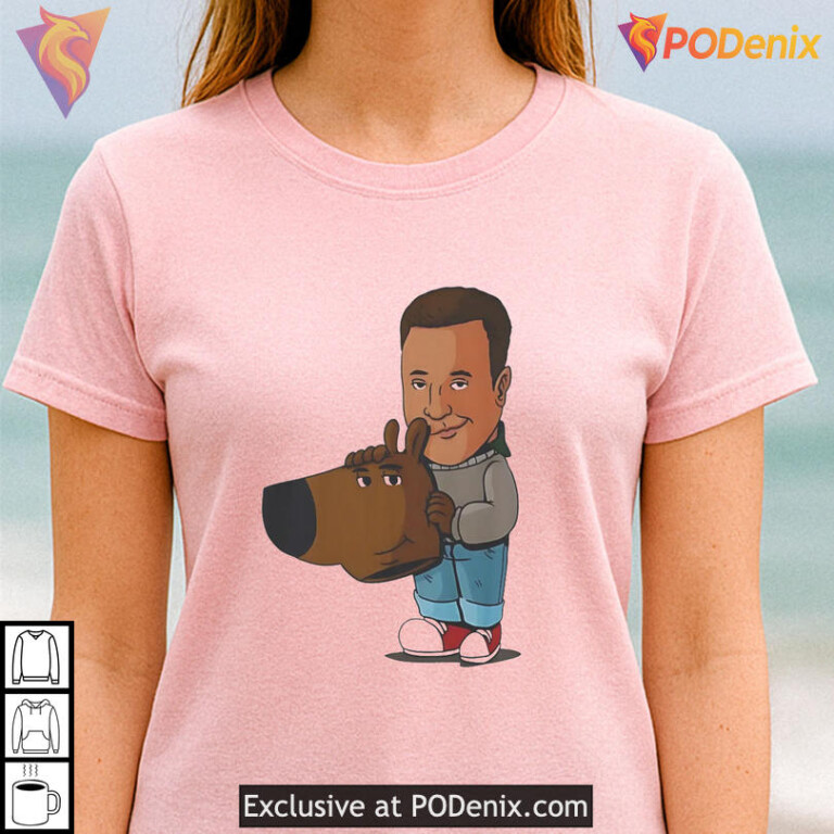 Viral Meme Graphic Tee Kevin James Chill Guy Dog Joke Shirt - 1