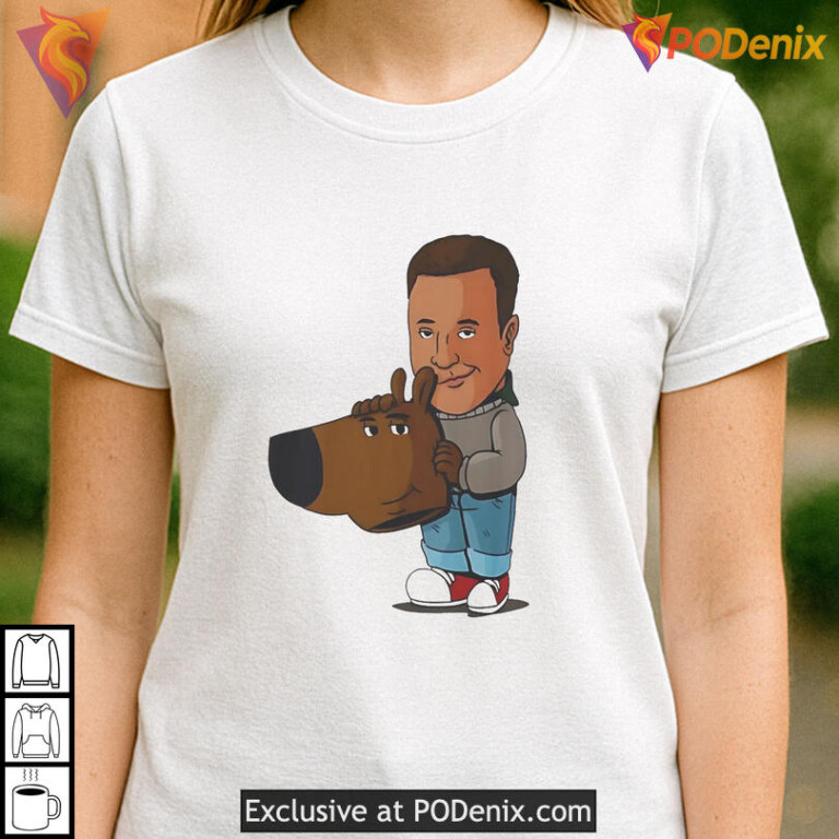 Viral Meme Graphic Tee Kevin James Chill Guy Dog Joke Shirt - 2