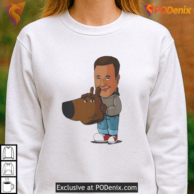 Viral Meme Graphic Tee Kevin James Chill Guy Dog Joke Shirt - 3
