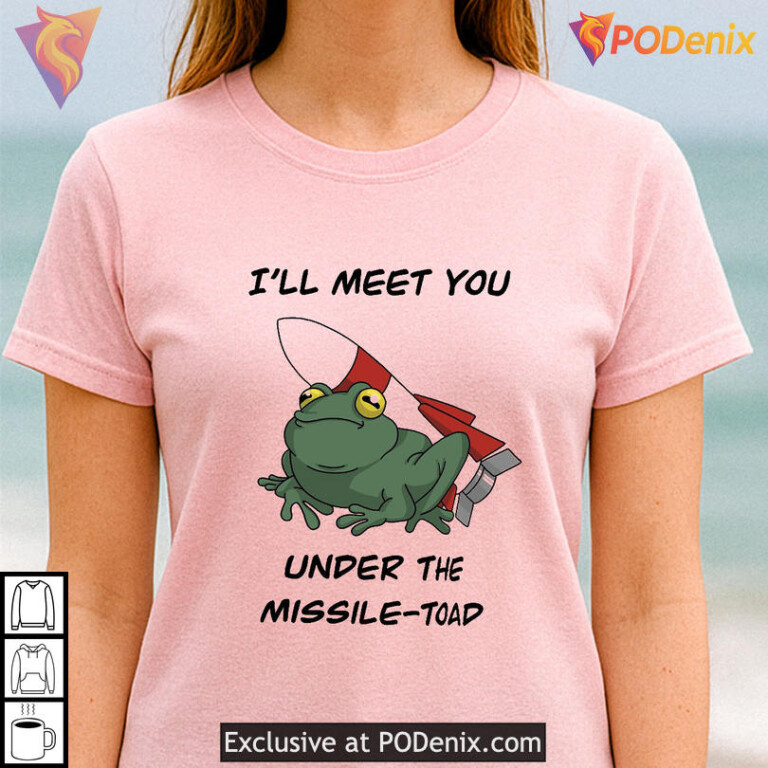 Wordplay Graphic Tee Missile Toad Clever Parody Slogan Shirt - 1