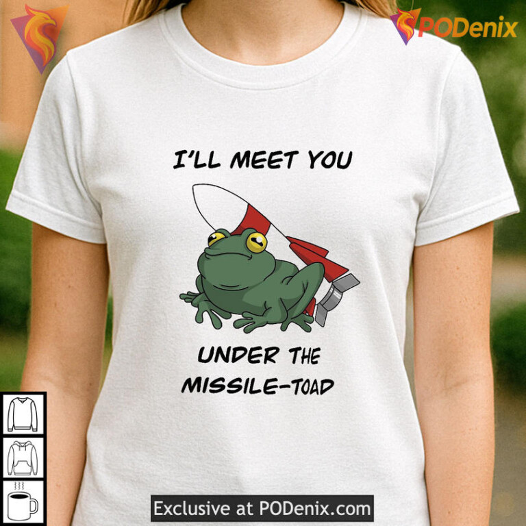 Wordplay Graphic Tee Missile Toad Clever Parody Slogan Shirt - 2