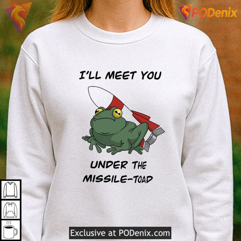 Wordplay Graphic Tee Missile Toad Clever Parody Slogan Shirt - 3