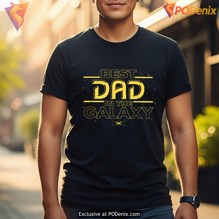 Best Dad In Galaxy Star Wars Fathers Day Shirt Birthday Gift - 2