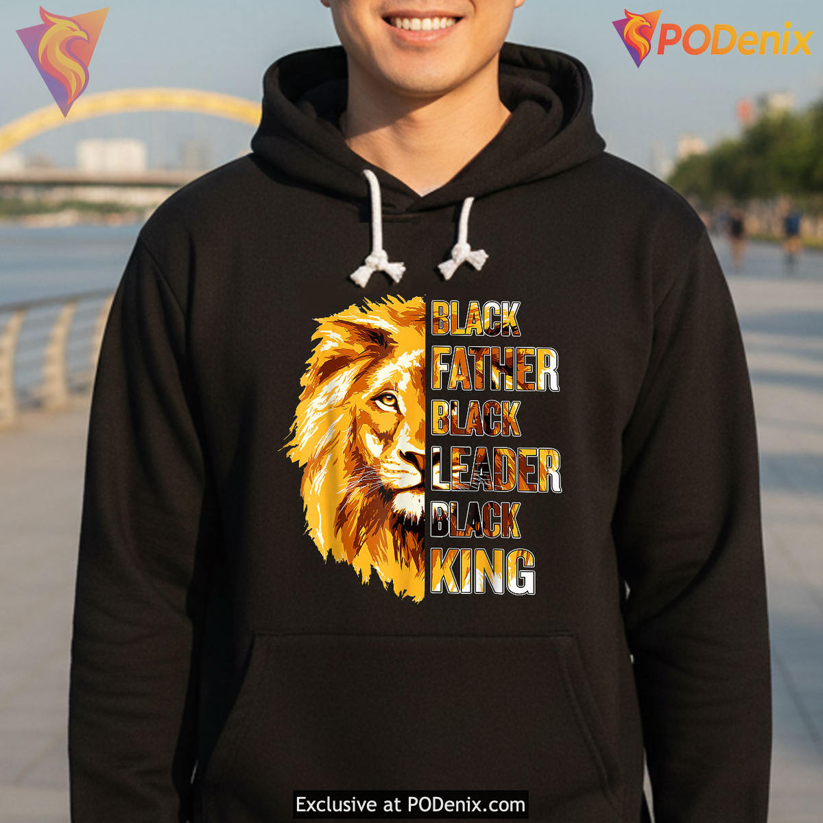 Black Father Black Leader Black King Fathers Day Shirt Gift