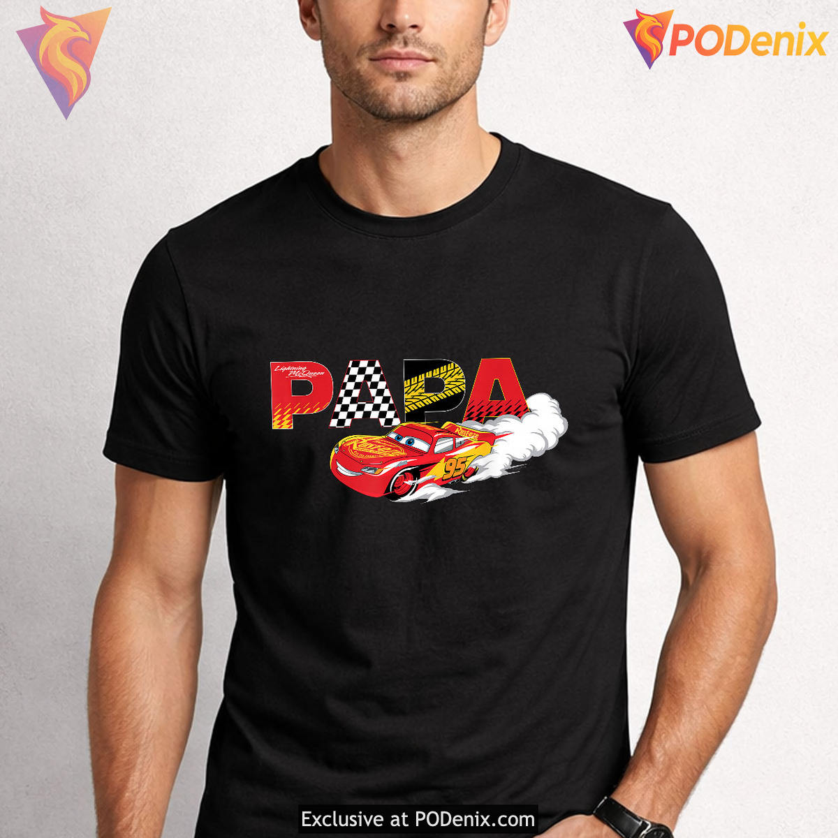 Cars Papa Birthday Gift Fathers Day Shirt For Pixars Cars Fans