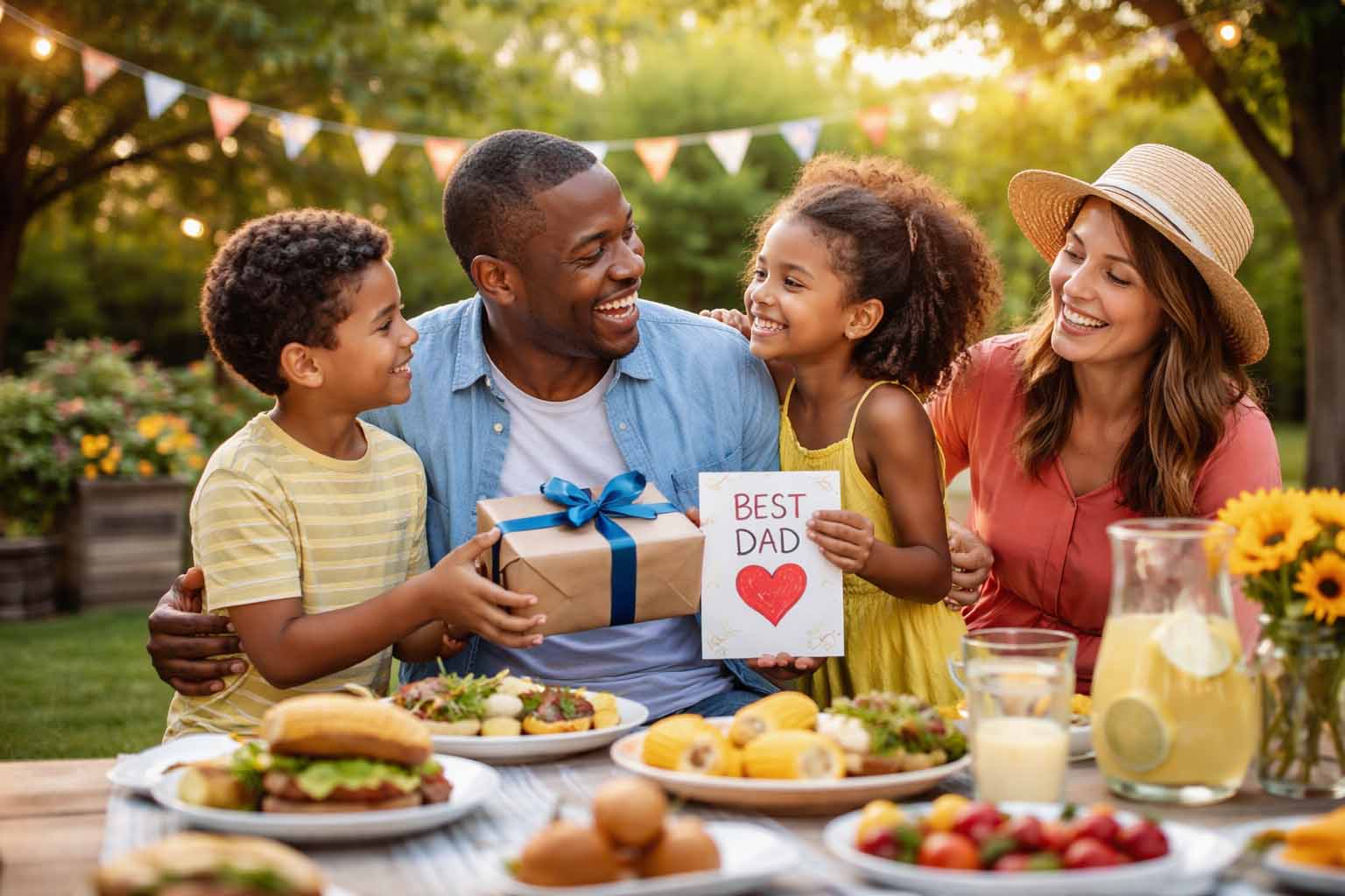 fathers day family celebration honoring dads