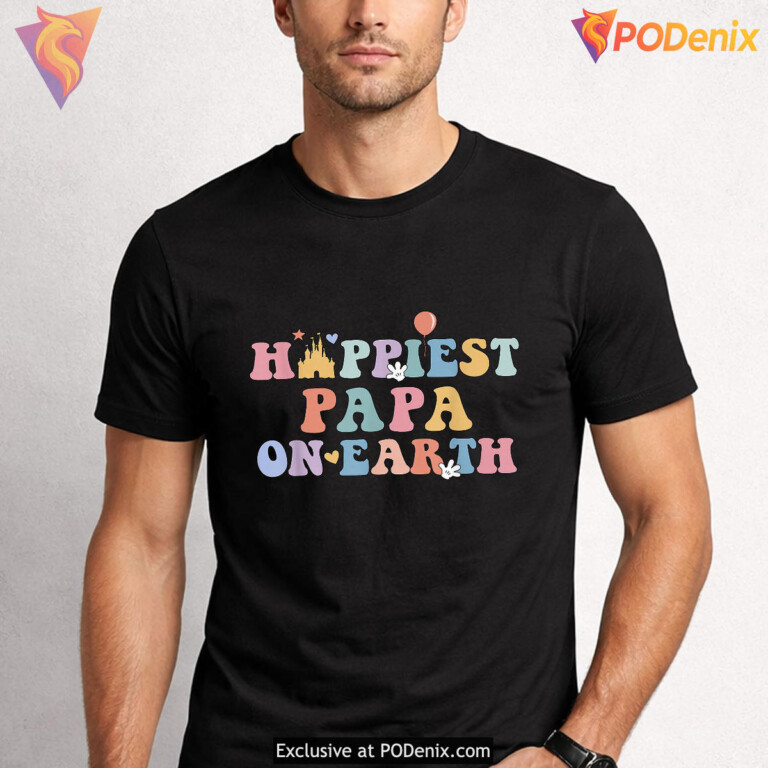 Happiest Papa On Earth Fathers Day Matching Shirts Trip - 1