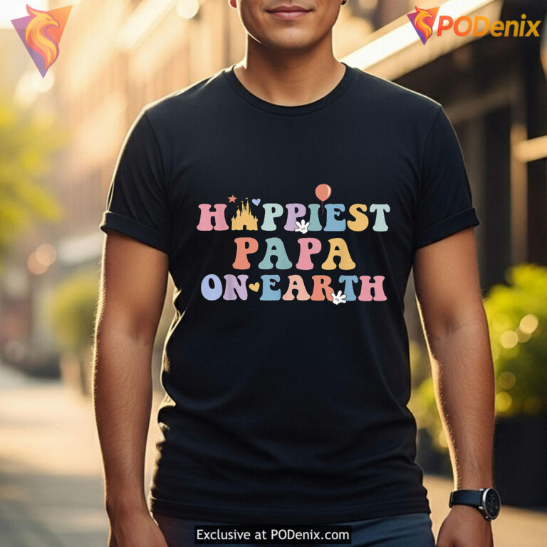 Happiest Papa On Earth Fathers Day Matching Shirts Trip - 2