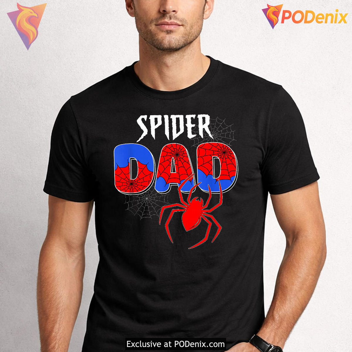 Spiders Dad Family Birthday Fathers Day Matching Shirts