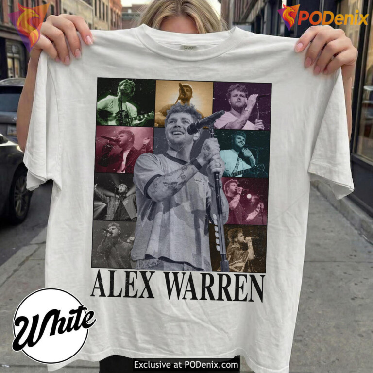 Alex Warren Vintage T-Shirt 2026 Eras Tour Concert Merch Fan Apparel 4426DN11