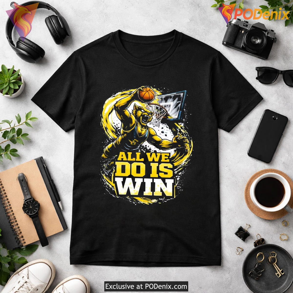 All We Do Is Win 2026 Michigan Wolverines Basketball T-Shirt