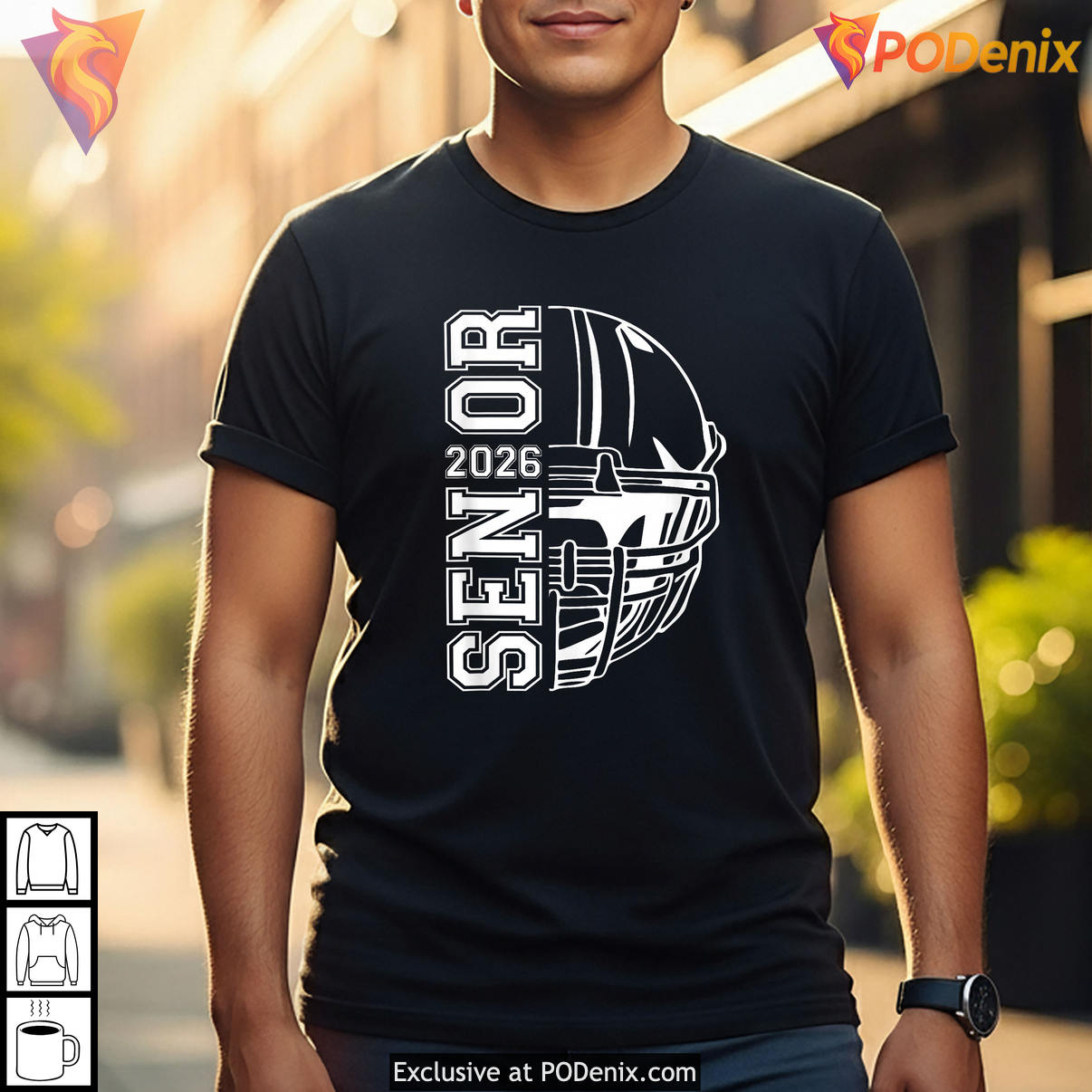 American Football Senior Class Of Shirt 2026 Graduation Graduate Fan Apparel