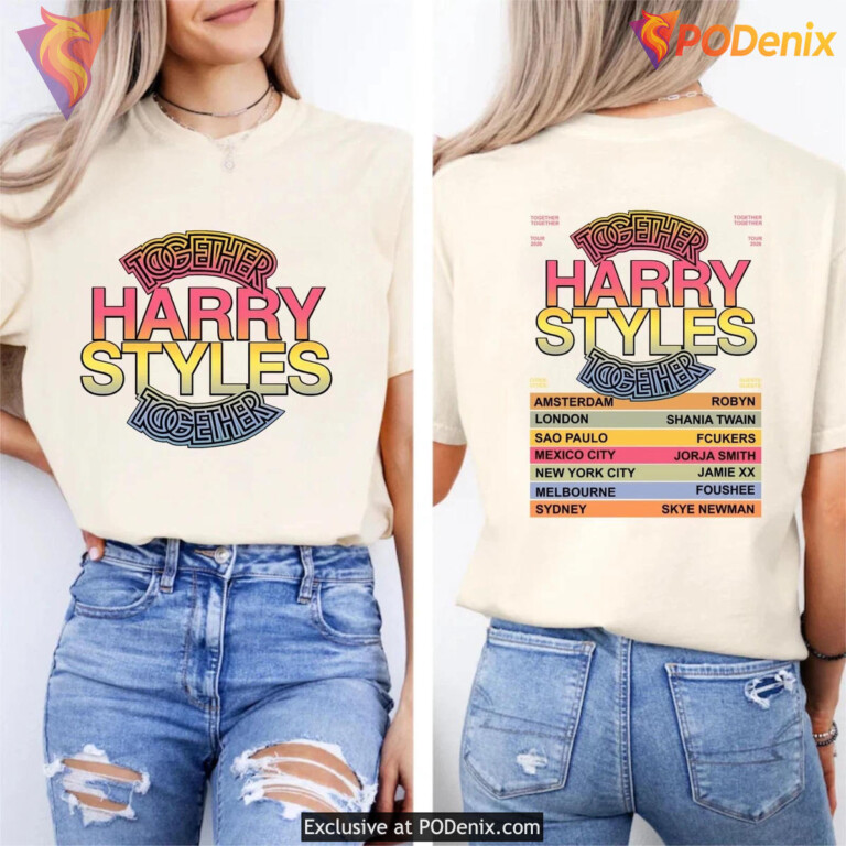 Amsterdam London Sao Paulo Shirt 2026 Harry Styles Together Tour Concert Fan