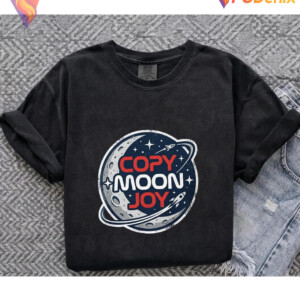 Artemis II Moon Joy T-Shirt 2026 Space Lover Inspired Graphic Astronomy Gifts