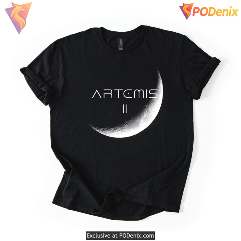 Artemis II Space Program Shirt 2026 Mission Rocket Launch Astronomy Lover Gift