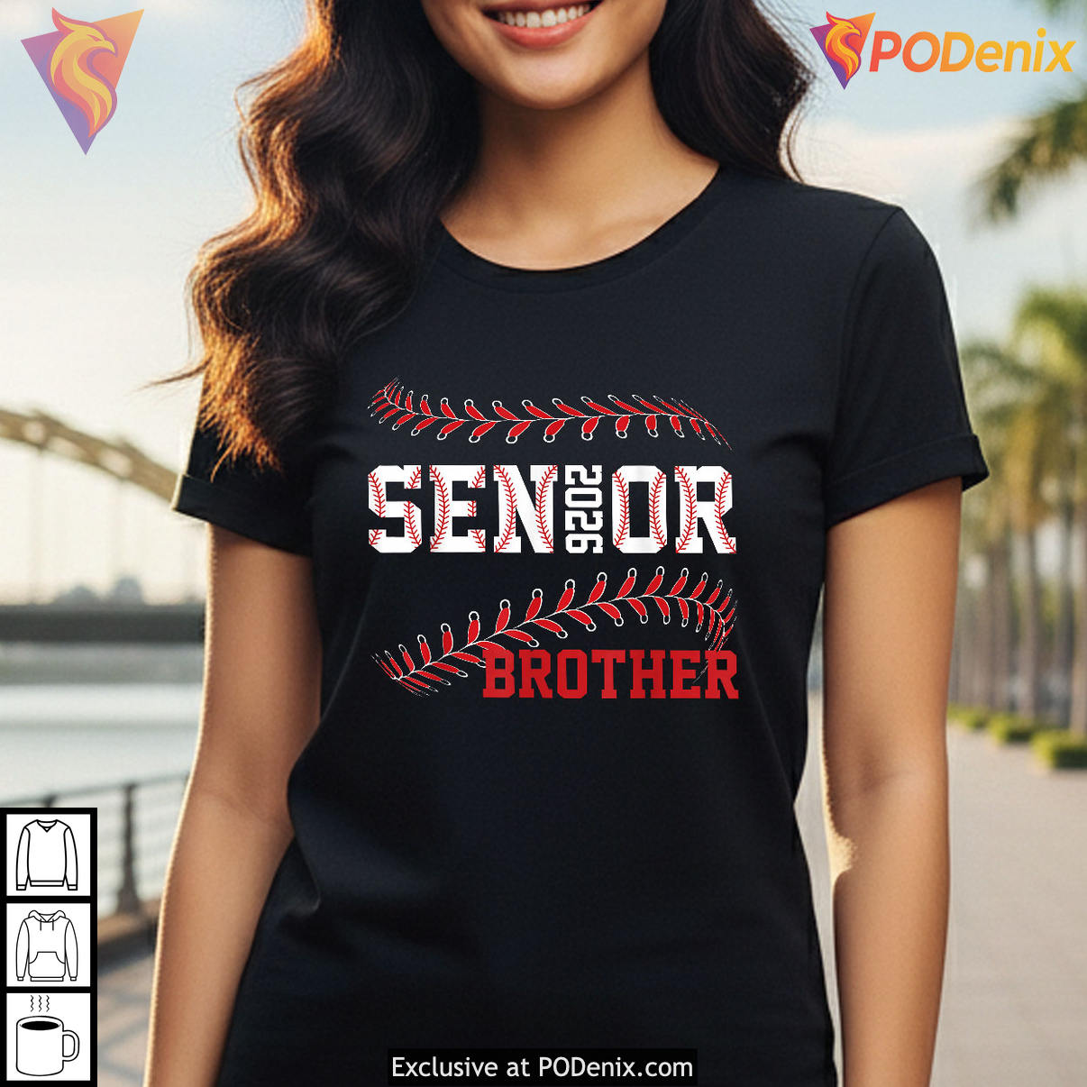 Baseball Senior Brother Shirt 2026 Class Of Graduation Party Gift Fan Apparel