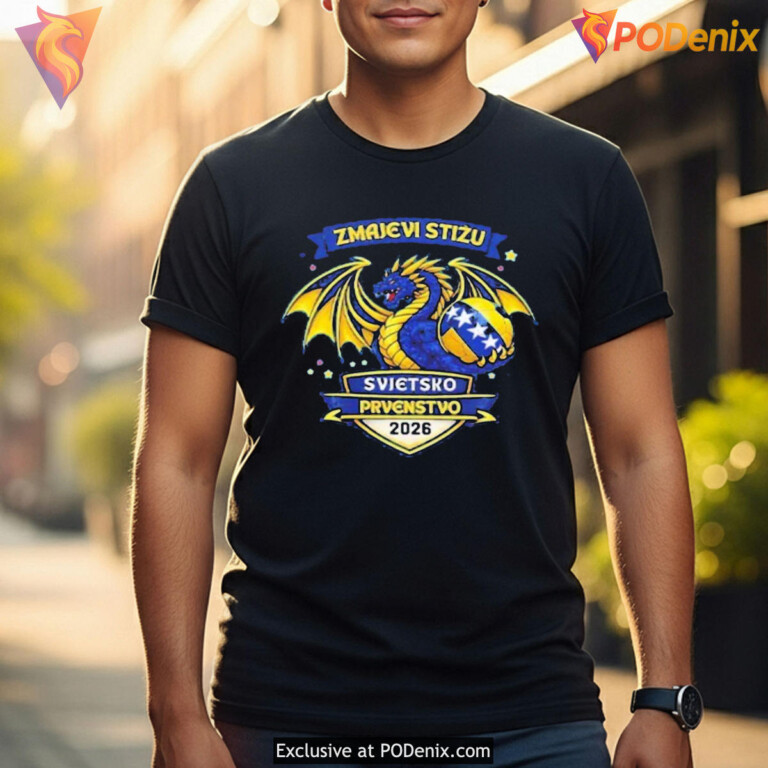 Bosnian 2026 World Soccer Tournament Stizu Zmajevi Shirt