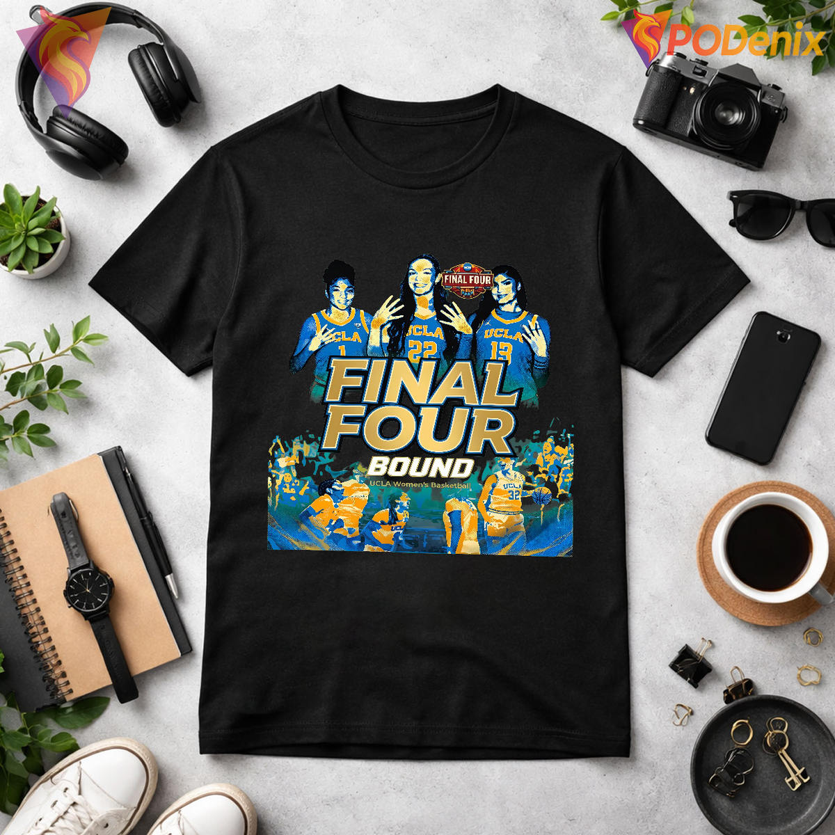 Bruins Final Four Run UCLA Women Basketball T-Shirt NCAA 2026 Fans Gift Tee Bruins Final Four Run UCLA Women Basketball T-Shirt NCAA 2026 Fans Gift Tee