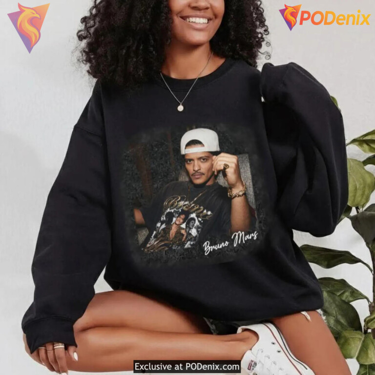 Bruno Mars Retro Music 2026 Bowl Halftime Show Concert Fan Gift Shirt