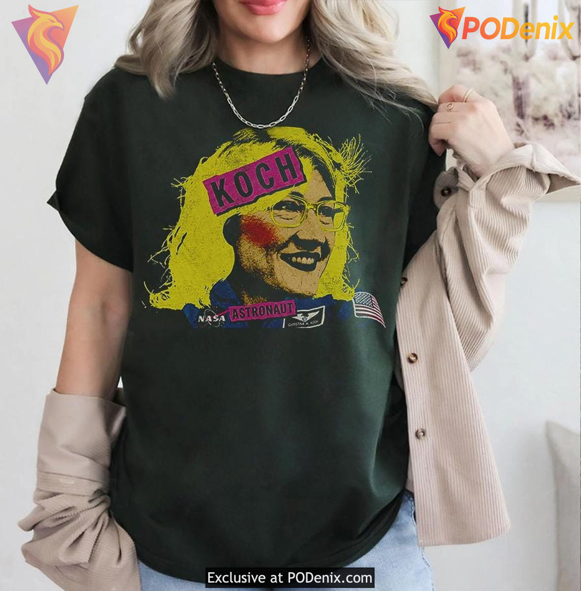 Christina Koch Astronaut Launch Shirt Artemis 2 Space Mission Gift