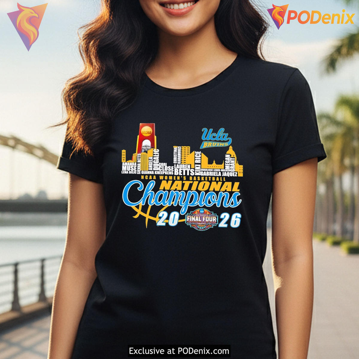 City Skyline 2026 UCLA Bruins Womens Basketball Champions Shirt City Skyline 2026 UCLA Bruins Womens Basketball Champions Shirt