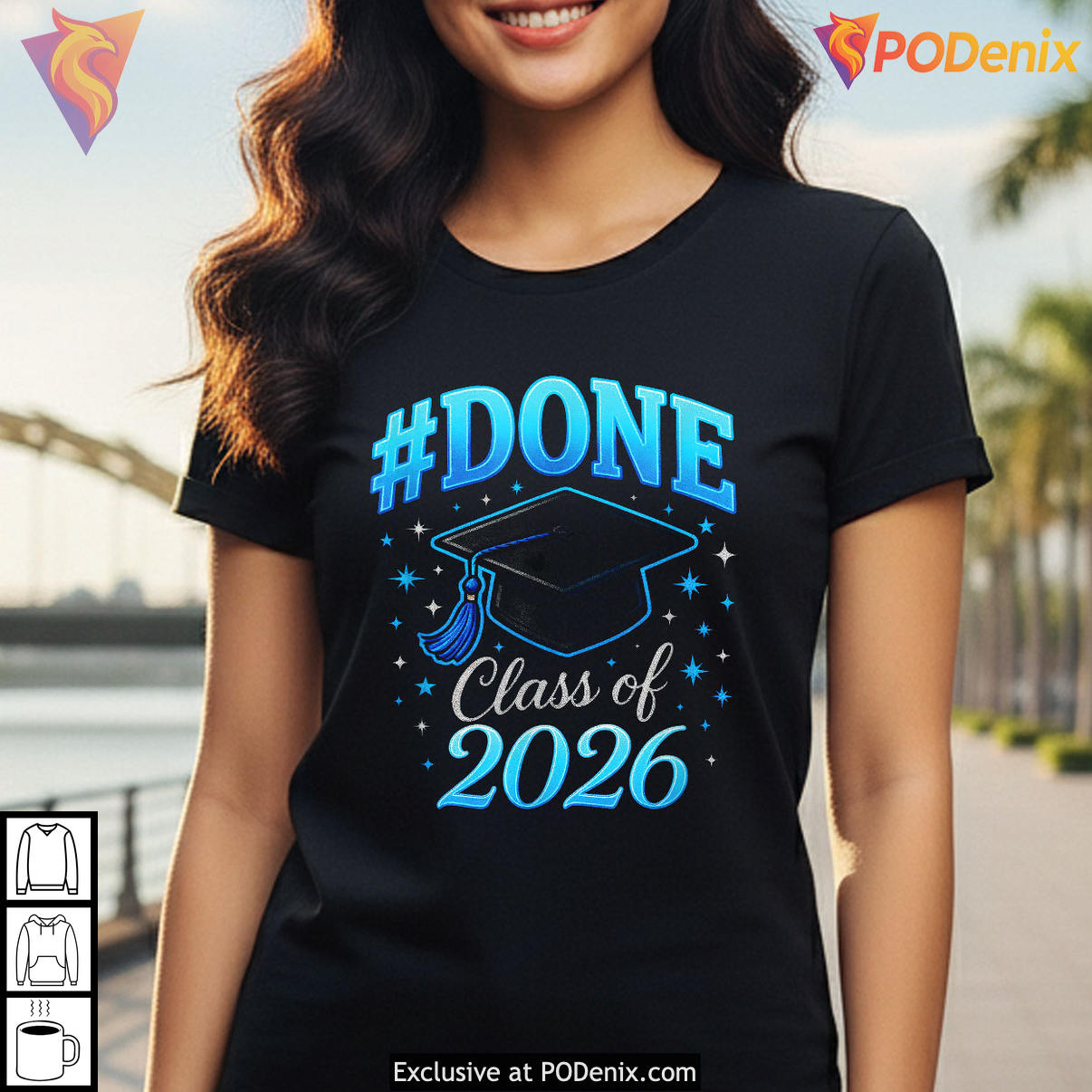 Coquette Senior Graduation Shirt 2026 Done Class Of Graduate Fan Apparel