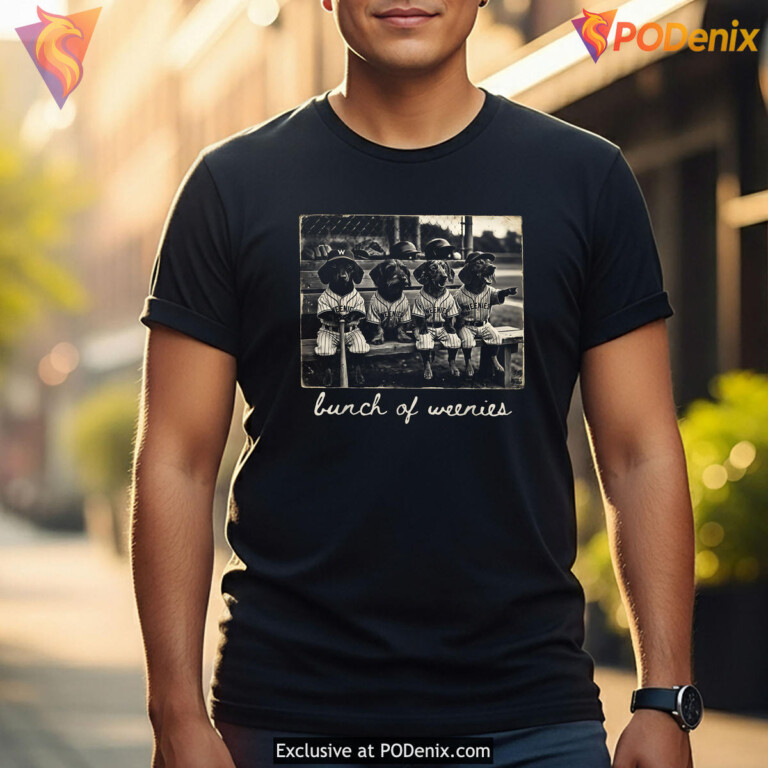 Dachshunds Baseball Dog Mom Shirt 2026 Funny Bunch Of Weenies Graphic Apparel