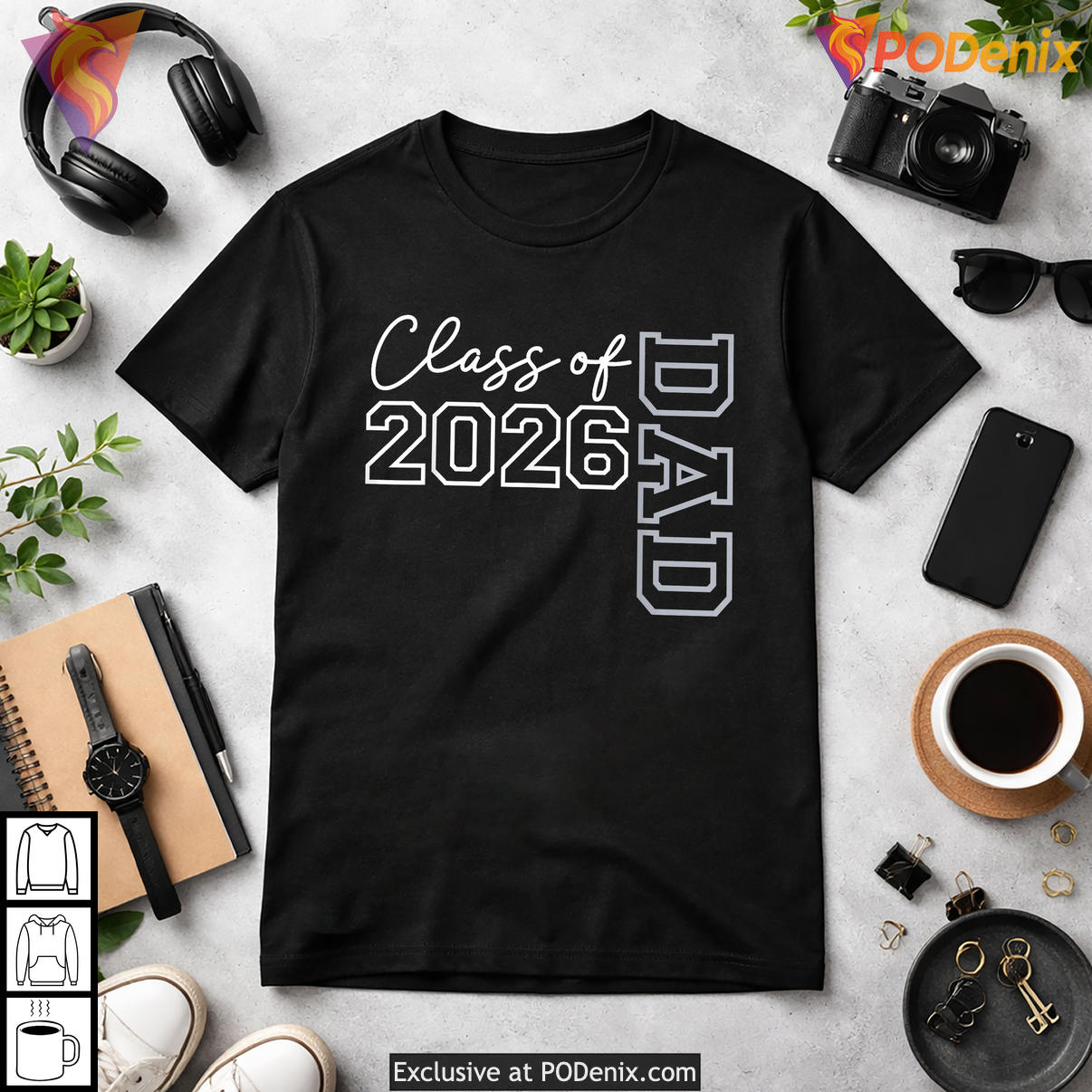 Dad Senior Class Of Seniors Shirt 2026 Graduation Father Family Fan Apparel