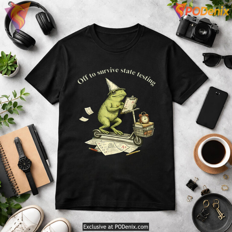 Funny Educator State Testing Shirt 2026 Teacher Humor Graphic Fan Gear Gifts