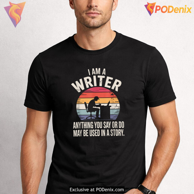 Funny Novelty Writer Art Shirt 2026 Author Screenwriter Men Women Fan Apparel