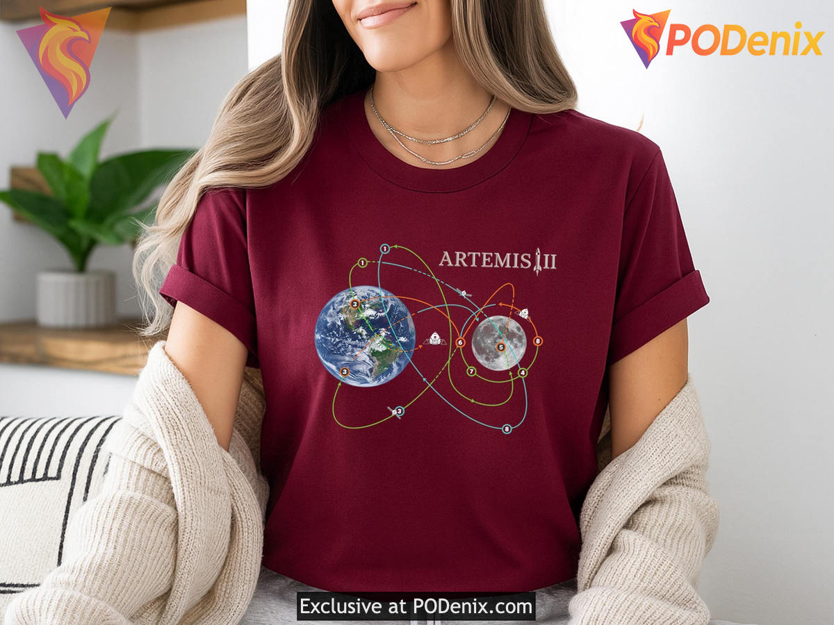 Future Moon Mission Rocket Launch Shirt Space Exploration Science Gift