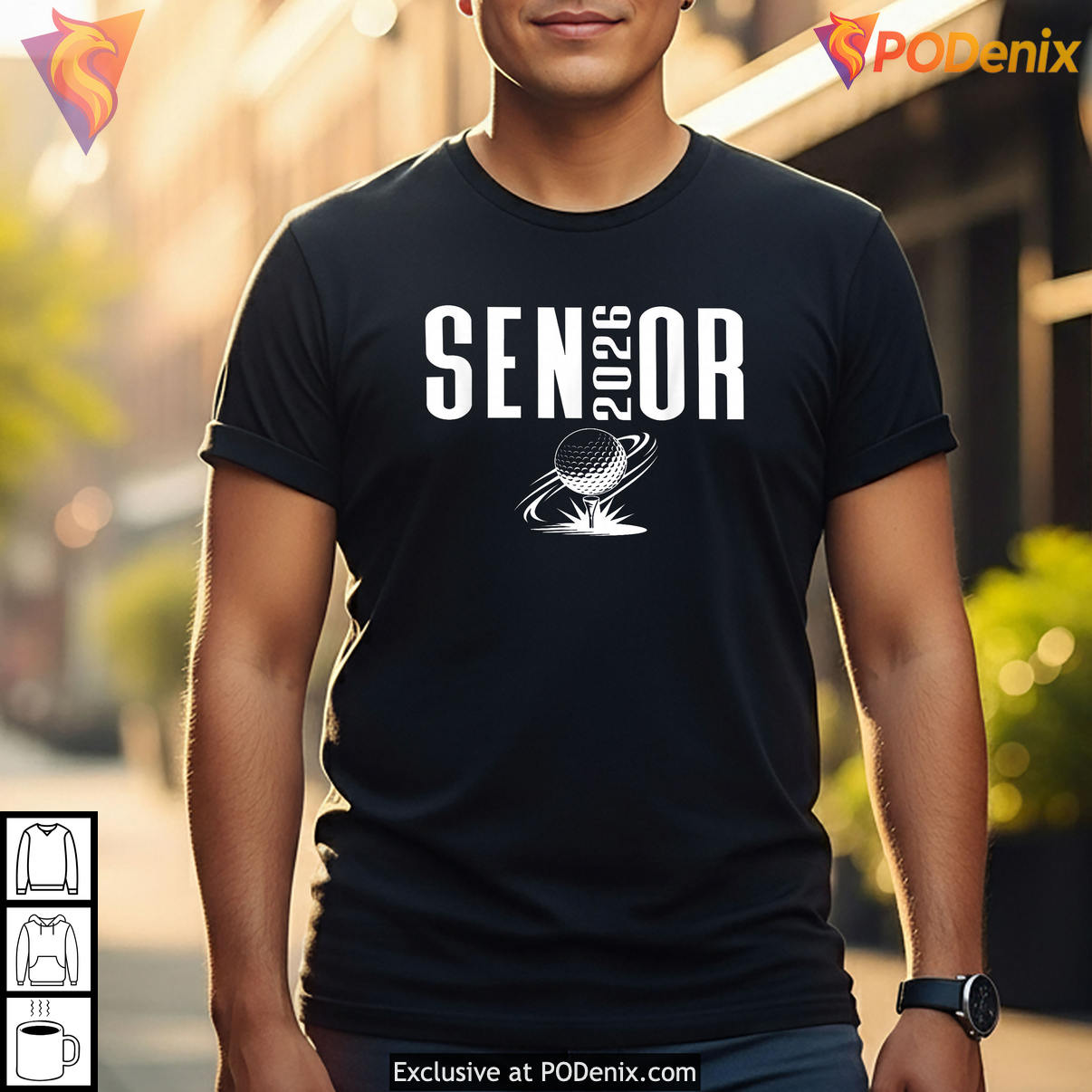 Golf Themed Golfer Art Senior Shirt 2026 Class Of Golf Ball Graduation Gear