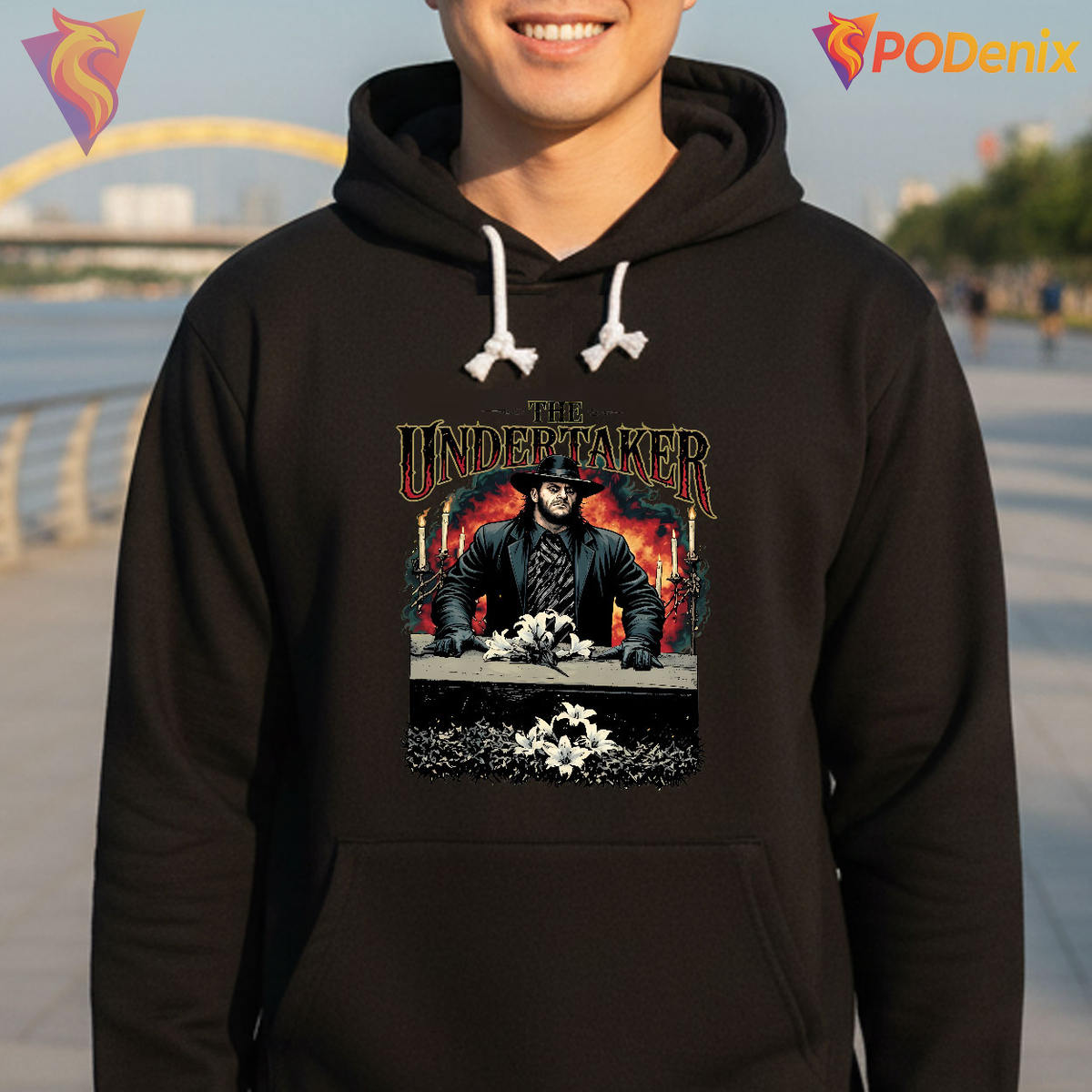 Gothic 90s Legend Style Undertaker Retro Wrestling Tshirt Halloween Fan Tee Gothic 90s Legend Style Undertaker Retro Wrestling Tshirt Halloween Fan Tee