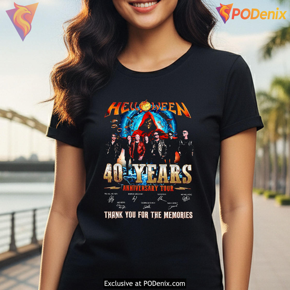 Helloween Power Metal Music 2024 40th Anniversary Tour Thank You Fans Tee Helloween Power Metal Music 2024 40th Anniversary Tour Thank You Fans Tee