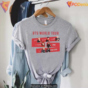 Kpop 7 Member Boy Band Tour Shirt 2026 Korean Pop Concert Music Fan Gift Gear