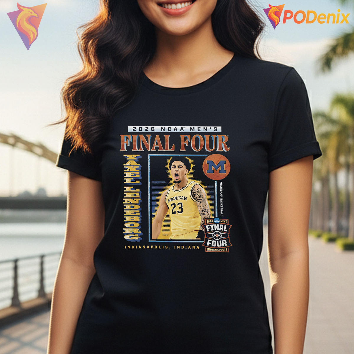 Michigan 2026 FINAL FOUR NCAA Men's Basketball Shirt for Fans Indianapolis Michigan 2026 FINAL FOUR NCAA Men's Basketball Shirt for Fans Indianapolis