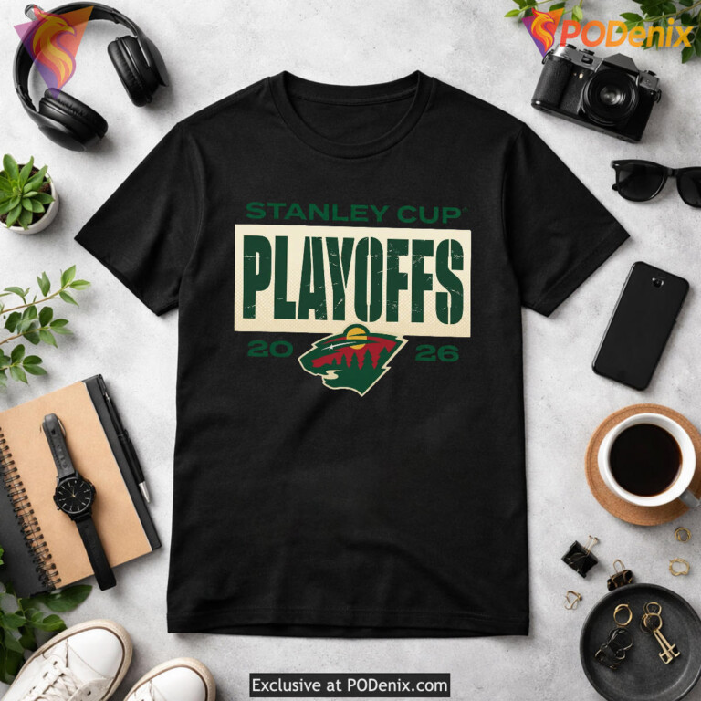 Minnesota Wild Stanley Cup Playoffs 2026 NHL Ice Hockey Retro Fan Gift T-Shirt