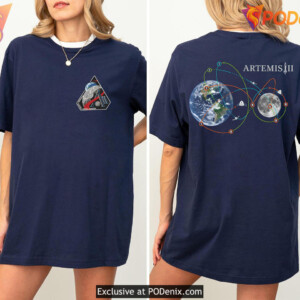 Moon Mission Fan Artemis 2 Shirt Space Exploration Astronomy Gift