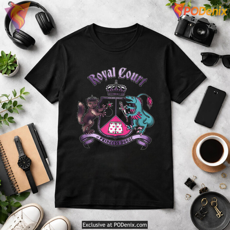 Princess Donut Royal Court Shirt 2026 DCC Coat Of Arms Book Series Fan Gear