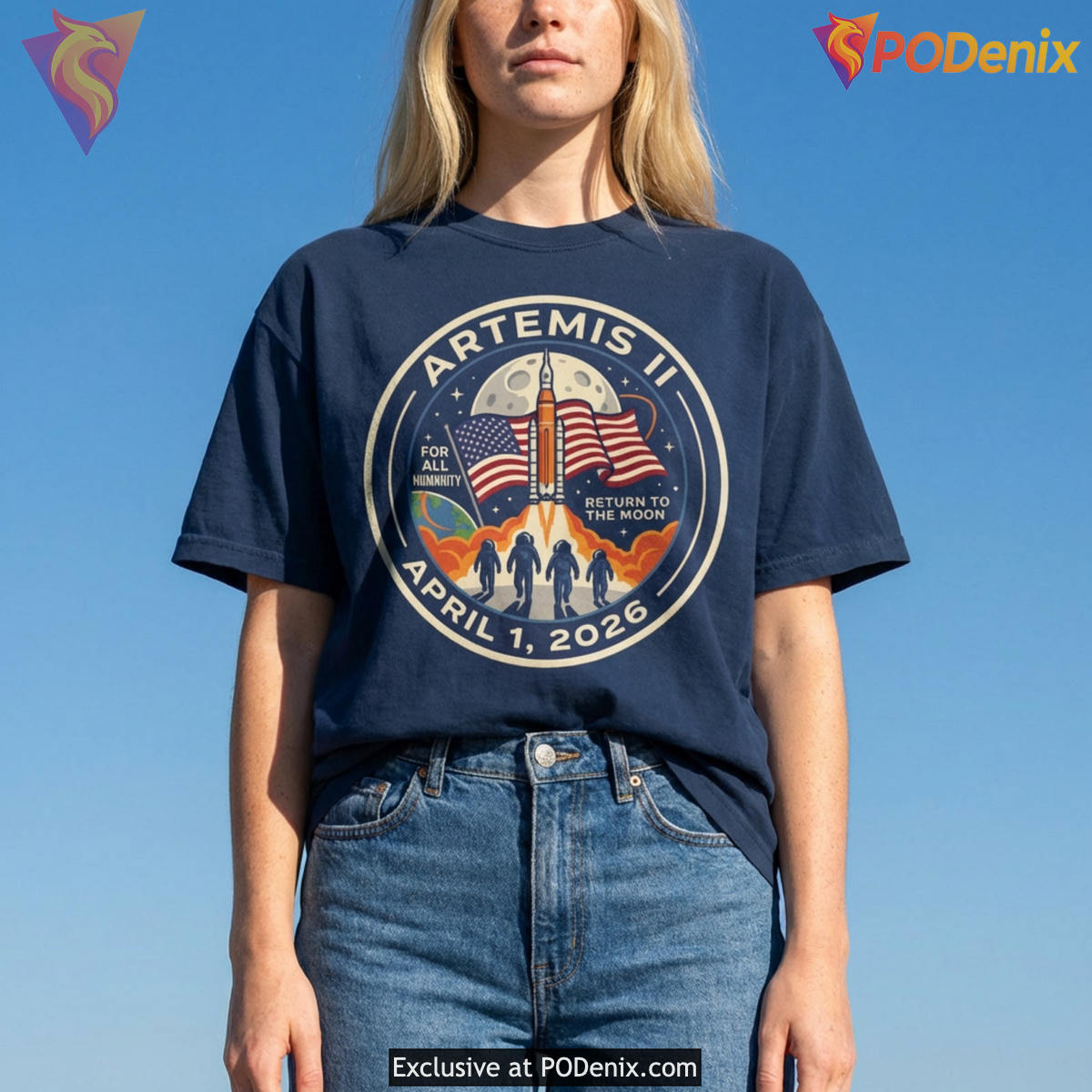 Return To The Moon 2026 Shirt Retro Astronaut Astronomy Lover Gift