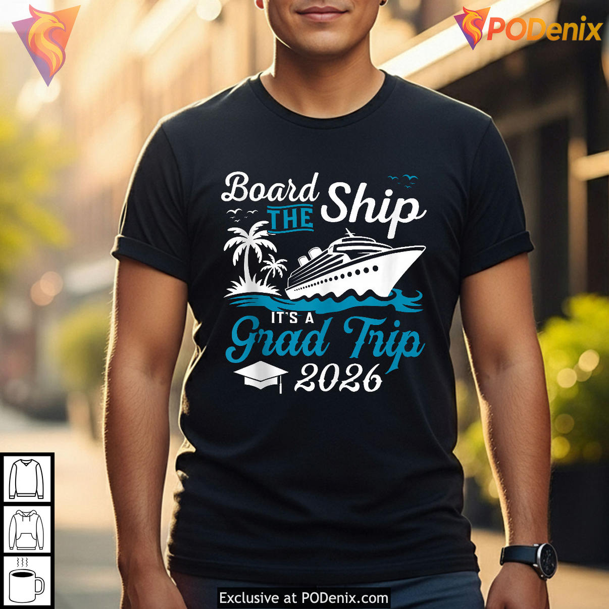 Senior Cruise Party Graduation Shirt 2026 Board The Ship Trip Family Fan Gear