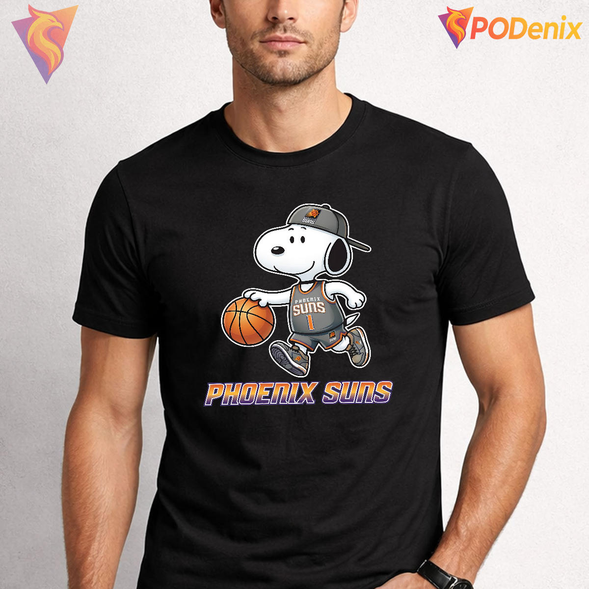 Snoopy NBA Fan Gift Snoopy Phoenix Suns Tee Family Birthday Basketball Tee Snoopy NBA Fan Gift Snoopy Phoenix Suns Tee Family Birthday Basketball Tee