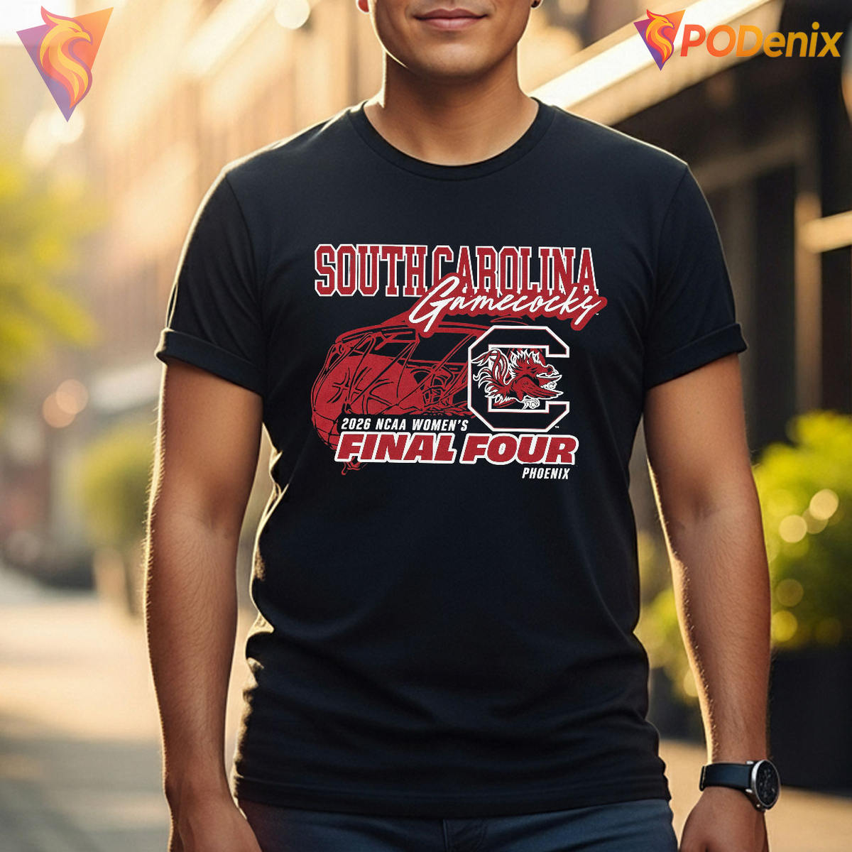 South Carolina 2026 Final Four NCAA Women's Basketball Fans T-Shirt Phoenix Gift