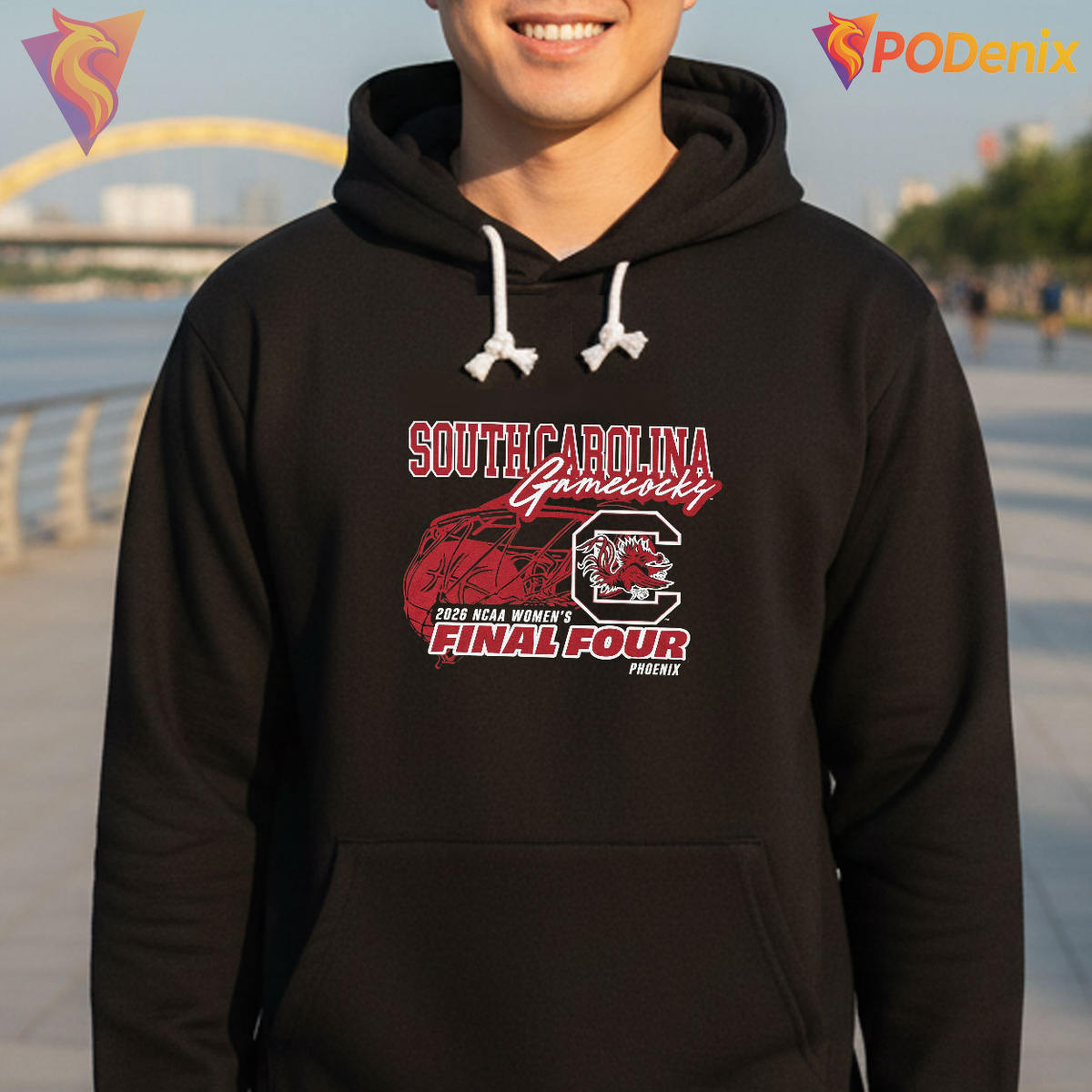 South Carolina 2026 Final Four NCAA Women's Basketball Fans Tshirt Phoenix Gift South Carolina 2026 Final Four NCAA Women's Basketball Fans Tshirt Phoenix Gift