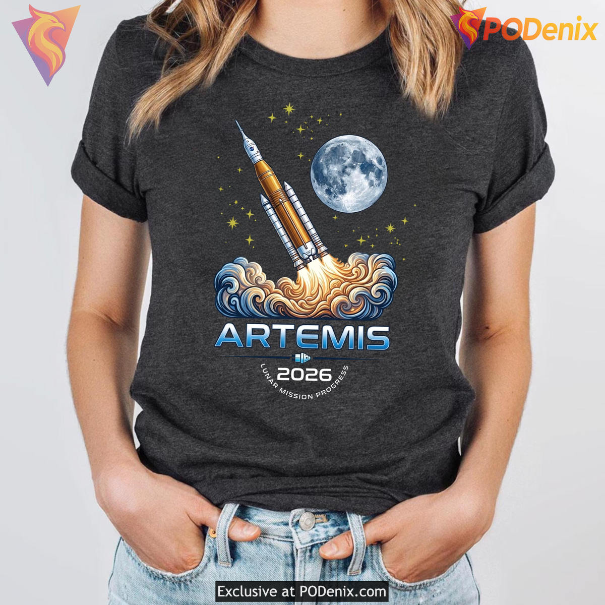 Space Program Fan Artemis II T-Shirt Astronomy Space Exploration Gift Space Program Fan Artemis II T-Shirt Astronomy Space Exploration Gift