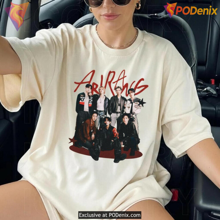 Tour Member BTS Arirang Shirt 2026 Graphic Kpop Concert Music Fan Apparel
